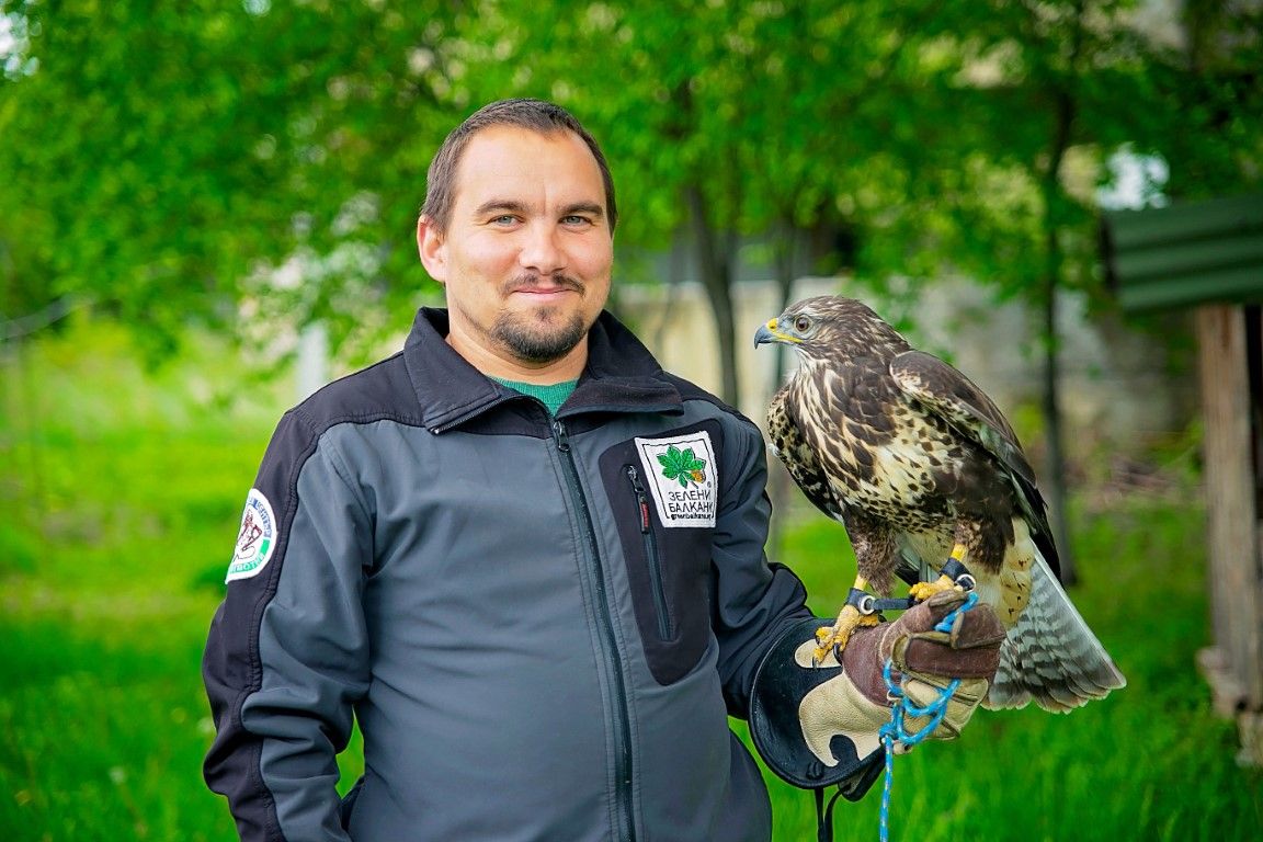 Д-р Руско Петров в Спасителен център за диви животни и птици  - Стара Загора