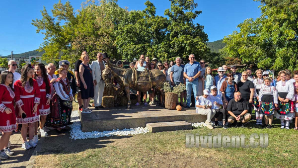 Паметник на магарето и биорали с каруци за празника на град Гурково (ВИДЕО)