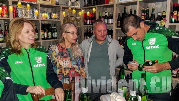Представиха официално бира  Беройско  в присъствието на футболистите на  Берое  (ВИДЕО)