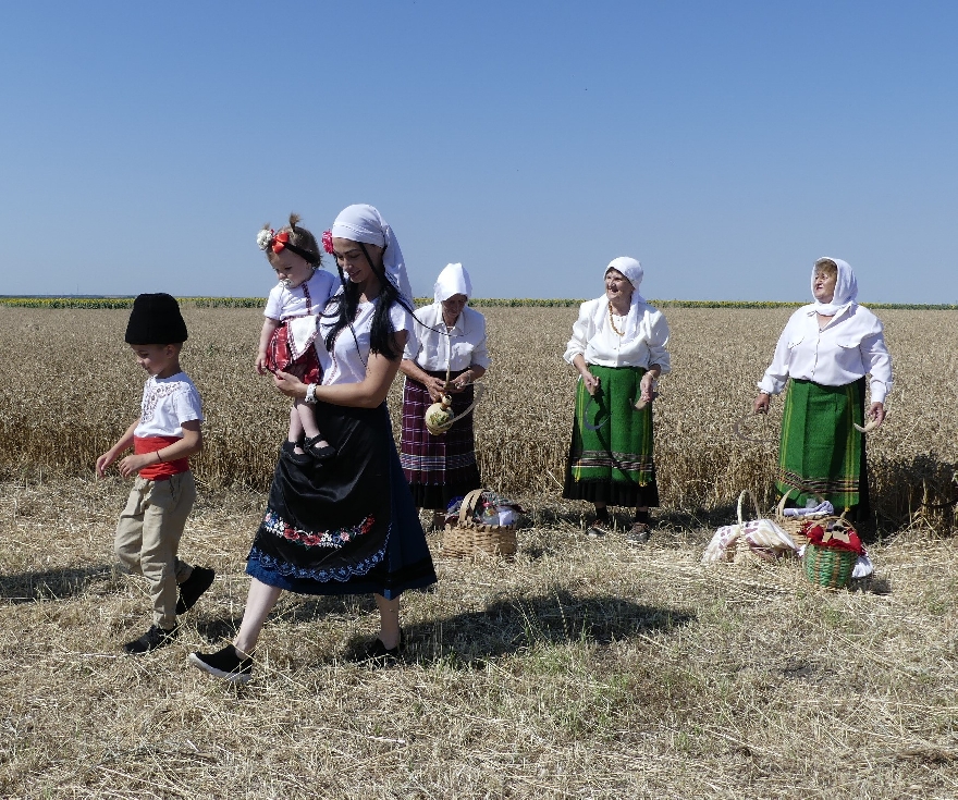 С красив ритуал в новозагорското село Млекарево поставиха началото на жътвата