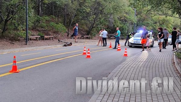 Деца в несвяст след катастрофа с тротинетка на Аязмото в Стара Загора (СНИМКИ)