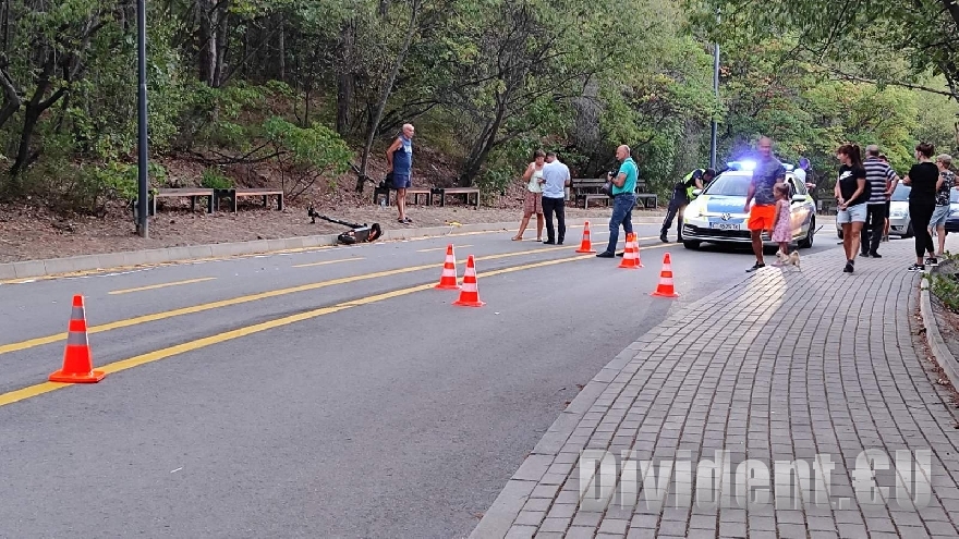 Деца в несвяст след катастрофа с тротинетка на Аязмото в Стара Загора (СНИМКИ)