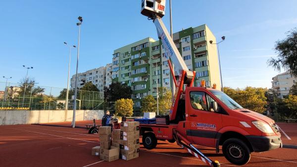 С LED-осветители се подменя осветлението в парк  Артилерийски  в Стара Загора