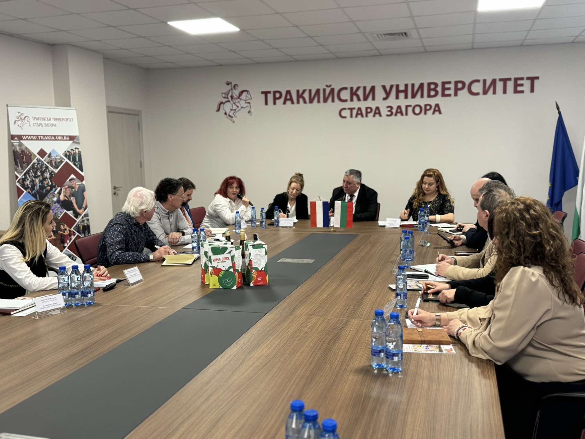 Тракийски университет посрещна нидерландска делегация за стратегическо партньорство в плодопроизводството