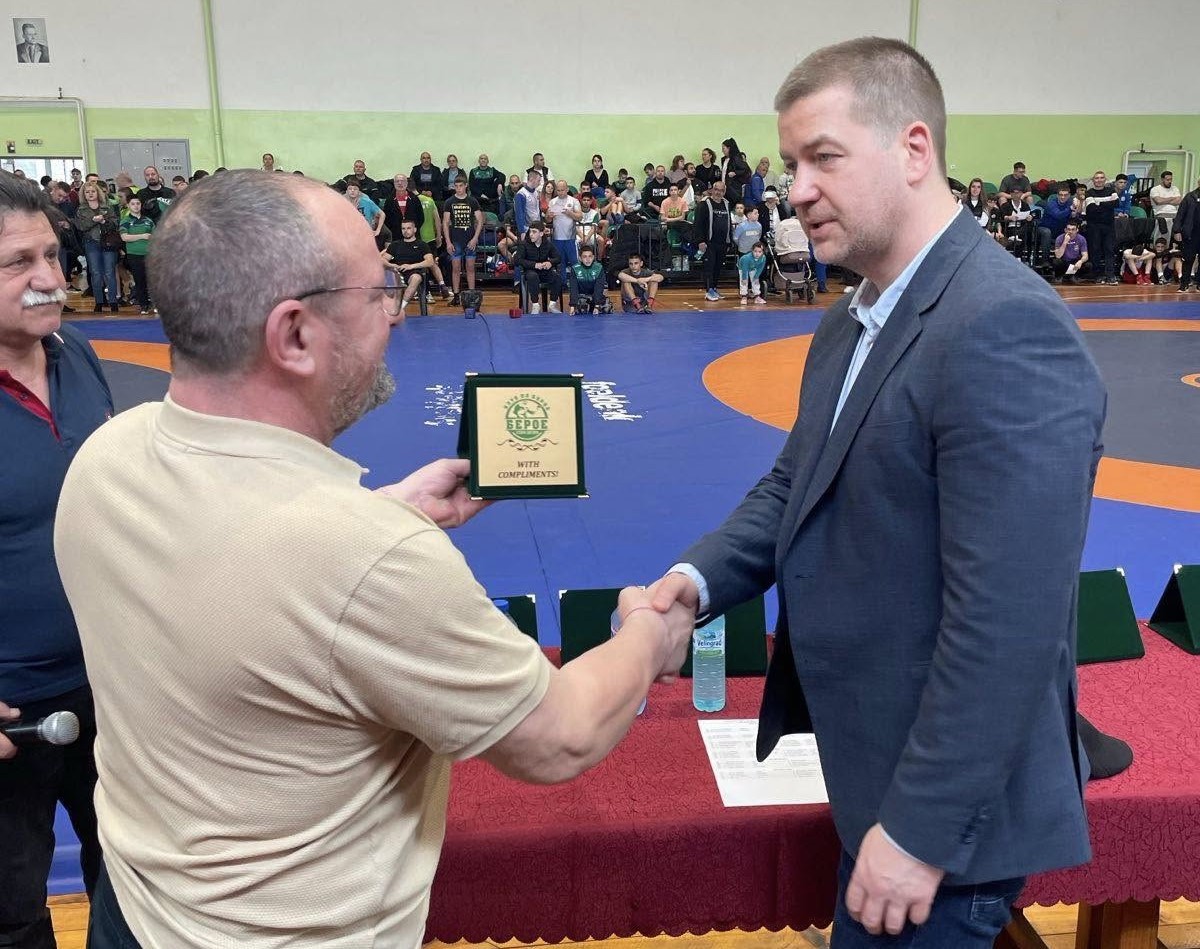 Кметът Живко Тодоров откри първия турнир  Старозагорска борцова слава  в Стара Загора