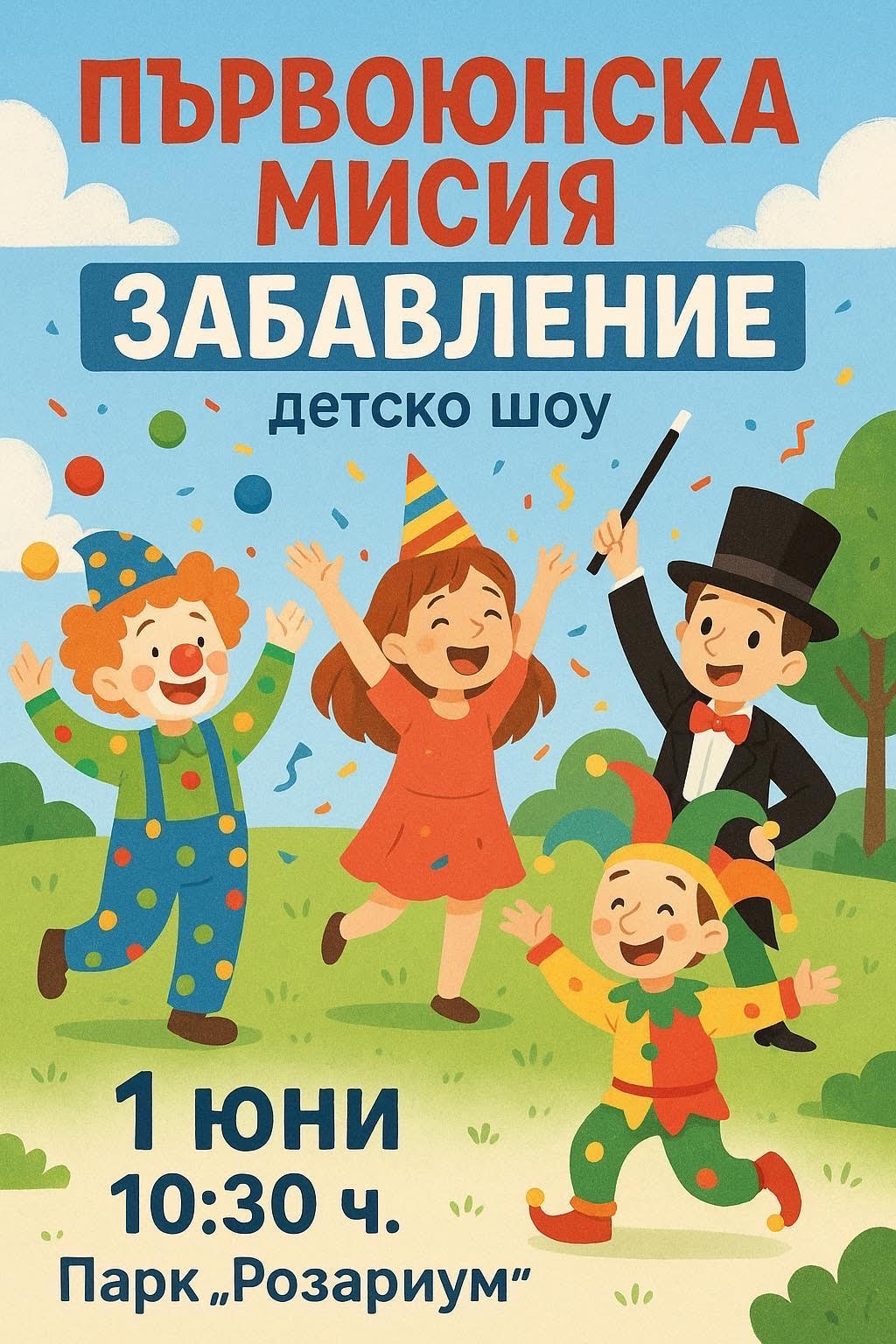 Община Казанлък кани най-малките на първоюнска мисия Забавление