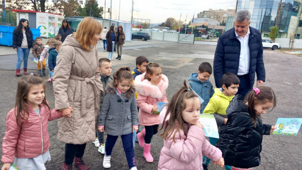 Промяната започва от децата: 5-годишни посетиха площадката за разделно събиране на отпадъци