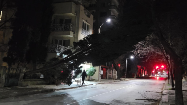 Силният вятър остави без ток райони и селища в Старозагорско