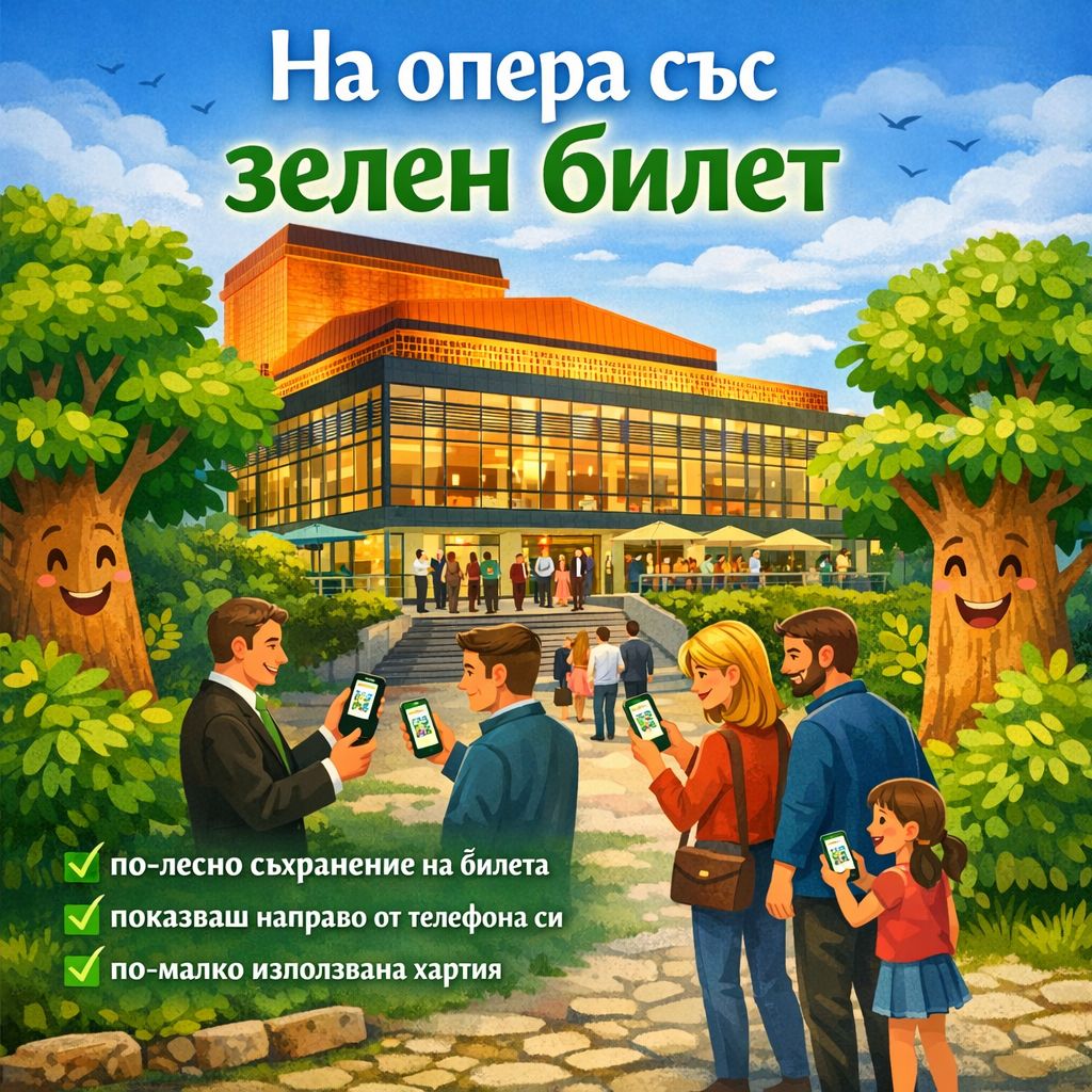 Въвеждат  зелен билет  в Старозагорската опера