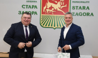 Заместник-кметът на Стара Загора Радостин Танев посрещна посланика на Молдова у нас Н. Пр. Емил Жакота