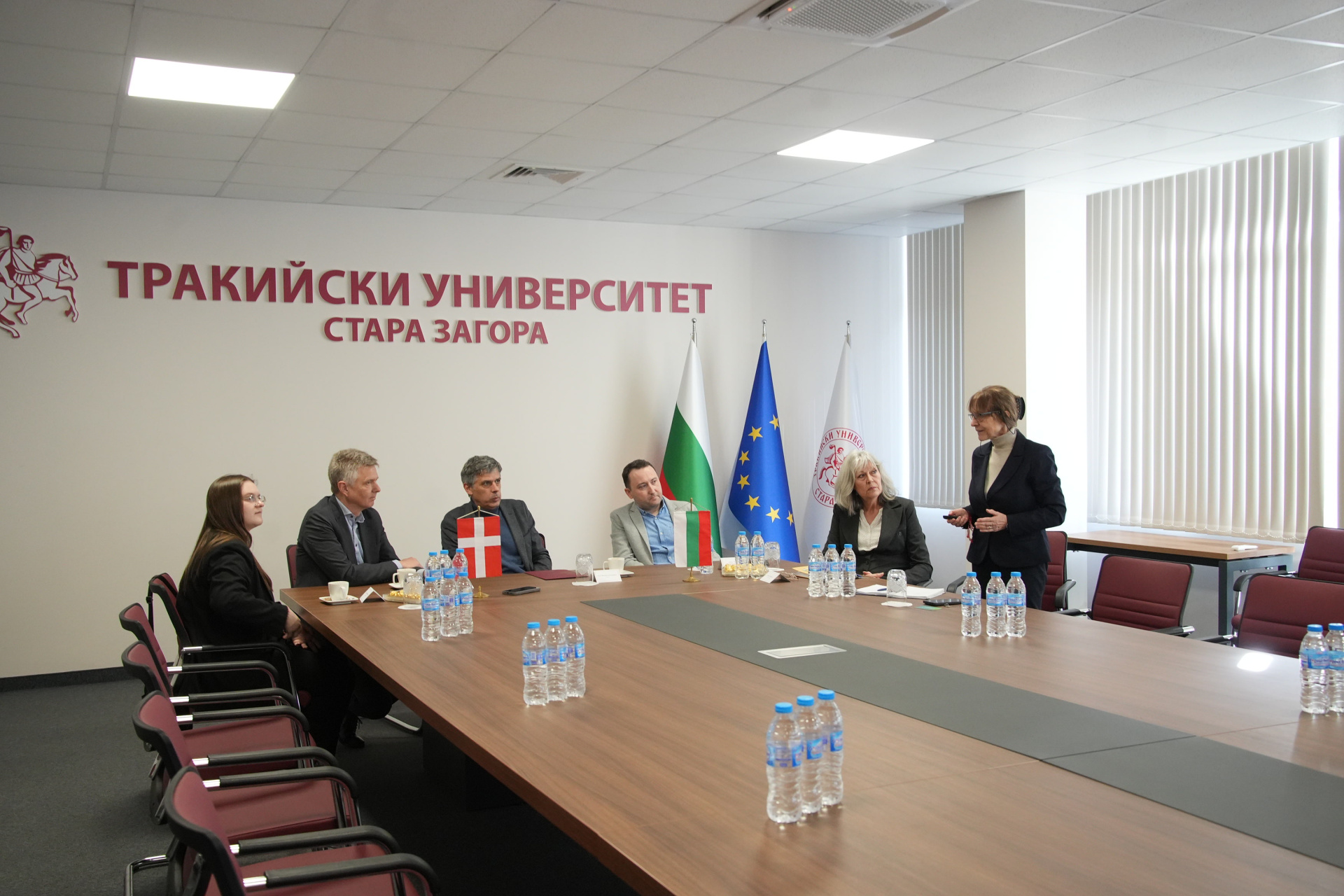 Посланикът на Дания посети Тракийския университет и обсъди сътрудничество в областта на зелената енергия и водородните технологии