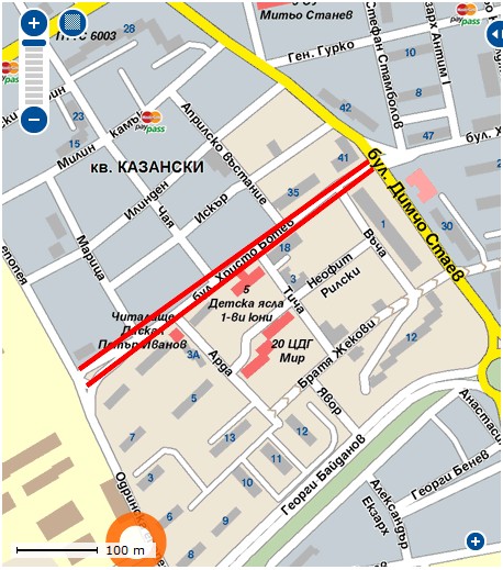 Възстановява се движението по ул.  Христо Ботев  в Стара Загора
