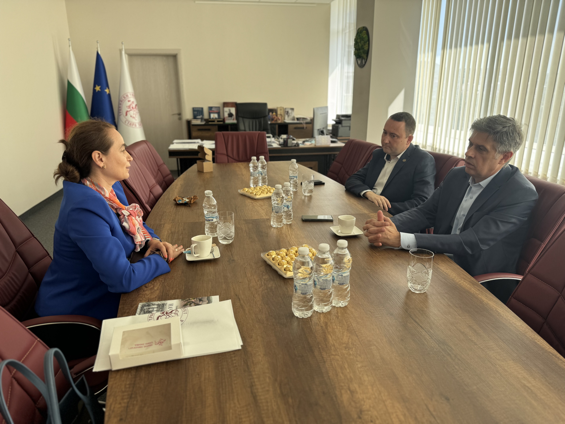 Ръководителят на Представителството на Европейската комисия у нас посети Тракийски университет