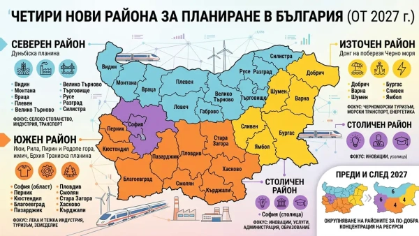 Стара Загора влиза в нов район за планиране от началото на 2027 г.