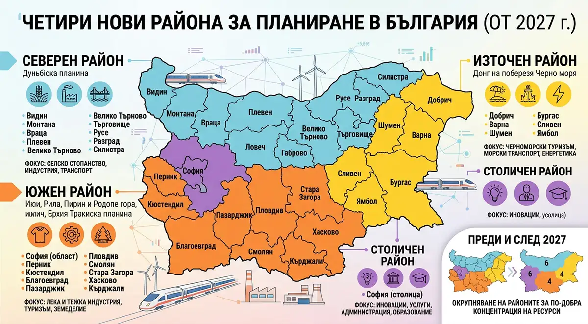 Стара Загора влиза в нов район за планиране от началото на 2027 г.