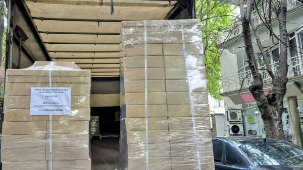 2696 ролки за машинно гласуване пристигнаха в Стара Загора