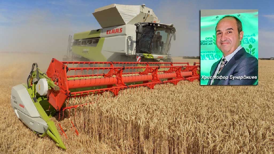 Христофор Бунарджиев: Информацията за рекорд в добива на пшеница е преувеличена