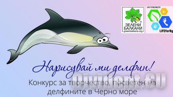 Конкурс Нарисувай ми делфин организира сдружение Зелени Балкани