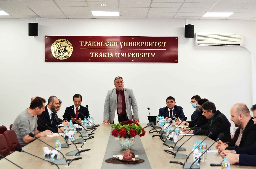 Тракийският университет подновява меморандума за сътрудничество с университета в Одрин