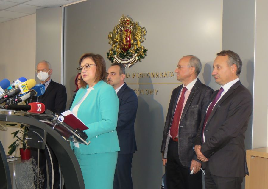 Нинова и работодателските организации със спешни мерки заради газовата криза