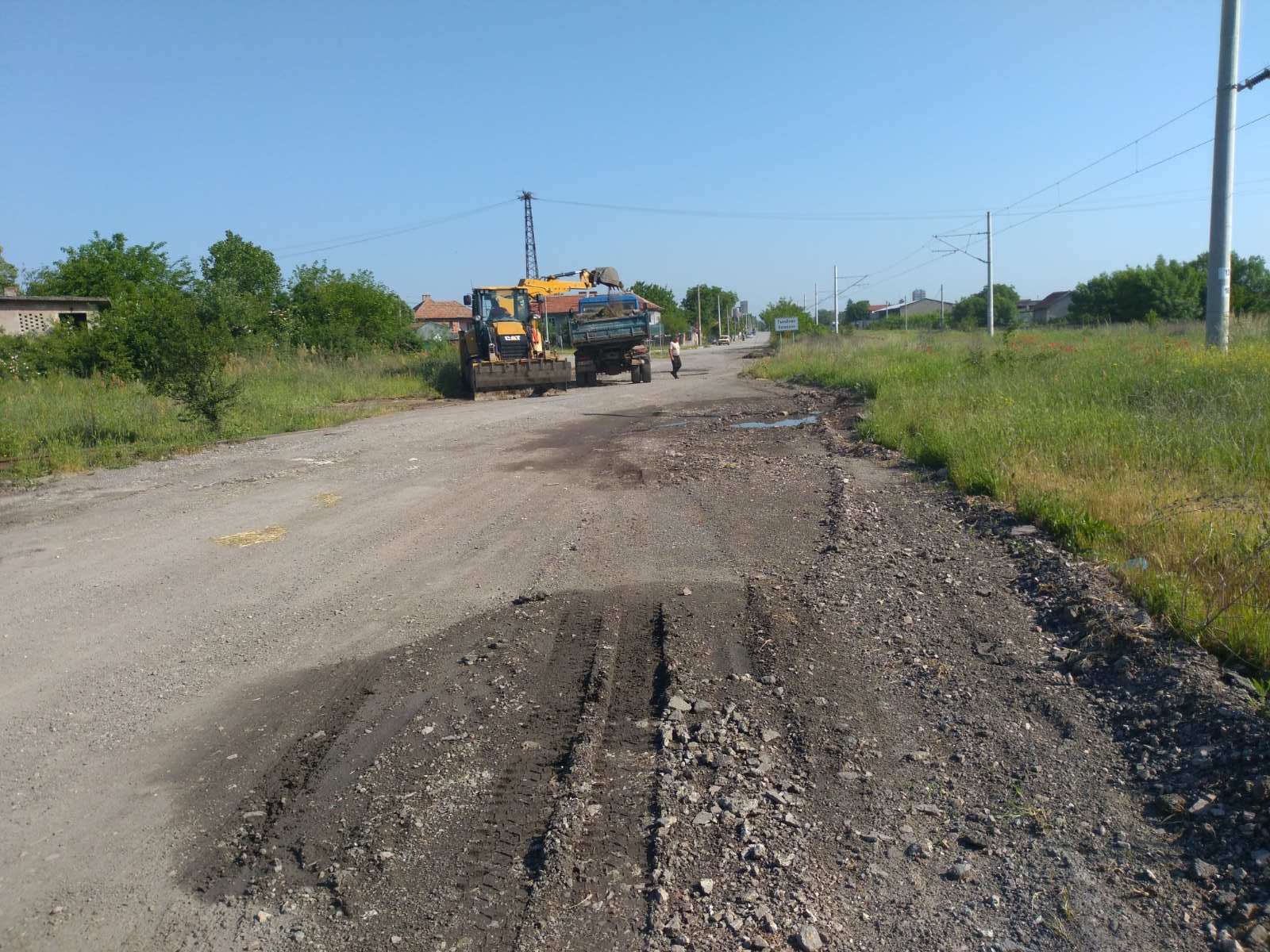 Започна ремонт на изхода на Гълъбово в посока Симеоновград