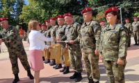 Галина Стоянова с поздрав към 61 Стрямска механизирана бригада