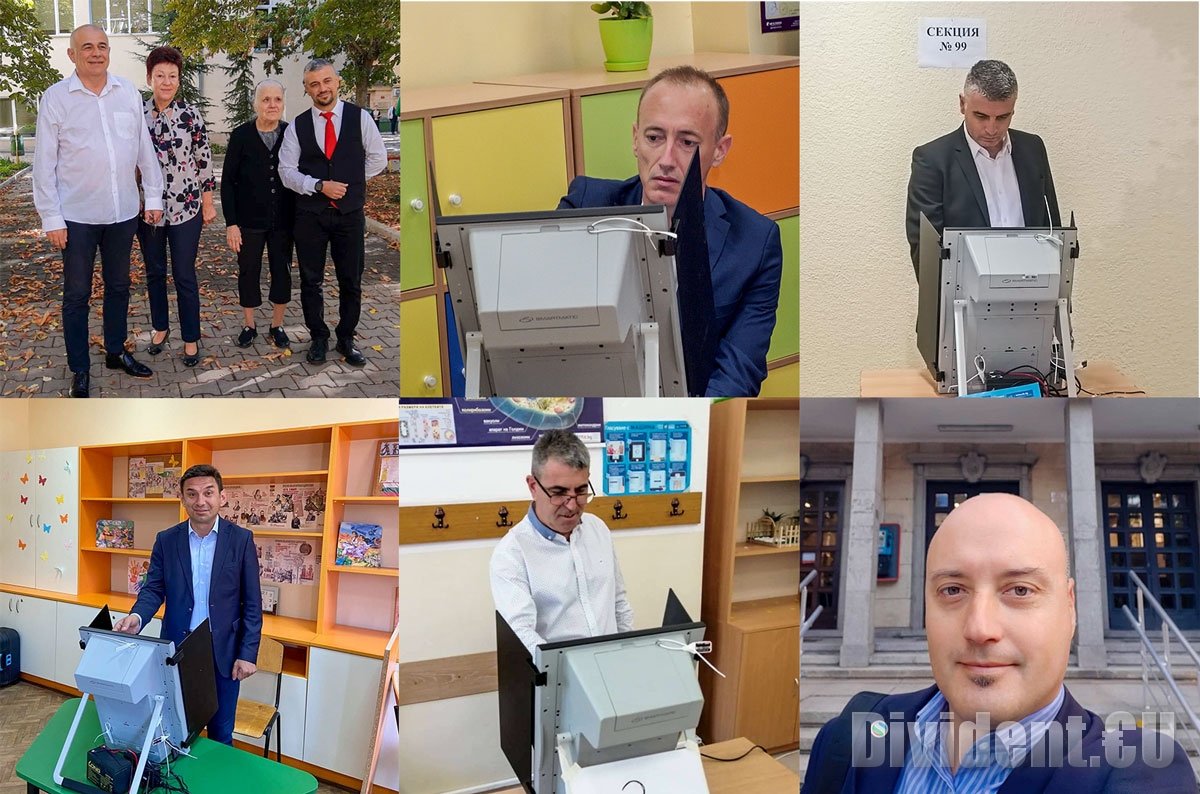 Водачите на партийни листи гласуваха с надежда за стабилно правителство след изборите