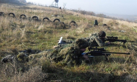Учебни стрелби на полигон Тюлбето през октомври