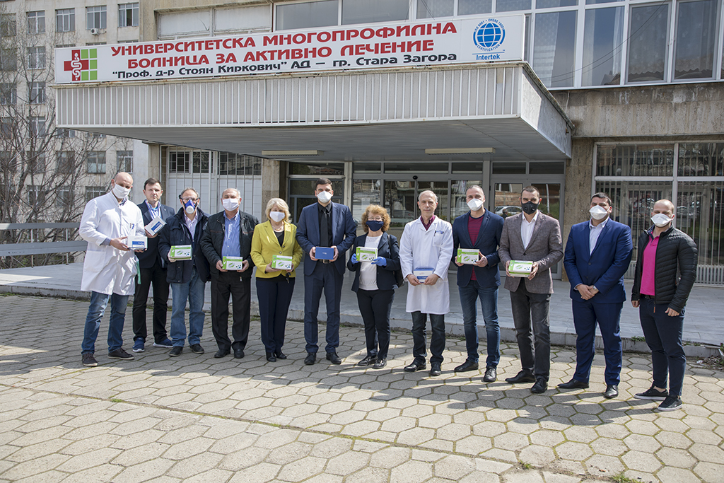 Общинските съветници от ГЕРБ и Емил Христов дариха тестове на УМБАЛ  Проф. д-р Ст. Киркович”