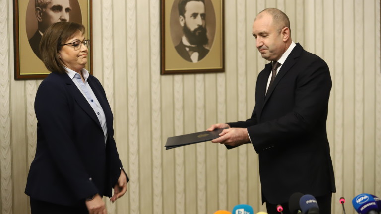 Корнелия Нинова върна третия мандат неизпълнен. Отиваме на избори, обяви Радев