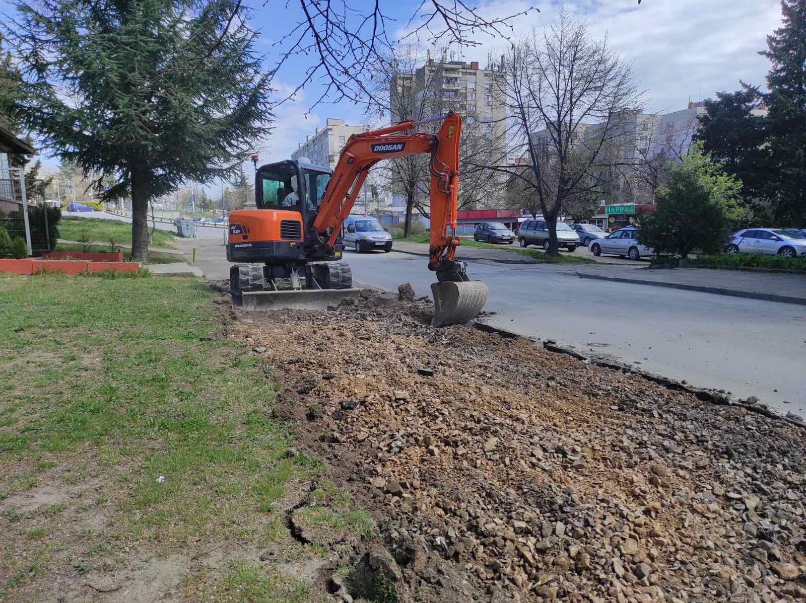 Благоустрояват кв. Три чучура -юг в Стара Загора