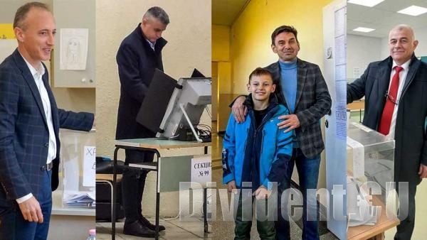 Водачи на кандидат-депутатски листи гласуваха хартиено или машинно в Стара Загора