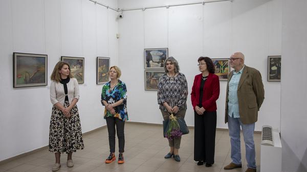 Акварели на Васил Чакъров показват в  Художествената галерия под липите до 26 май
