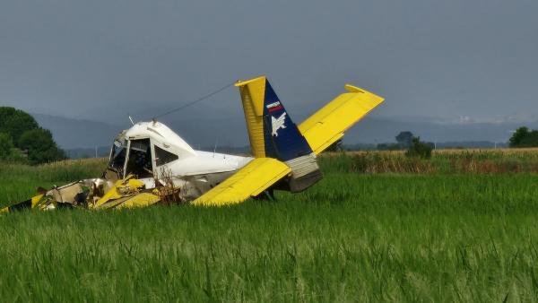 Загиналият пилот край Раднево е бил на 70 години с много опит в летенето