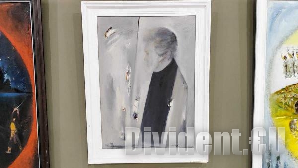 Мистичен автопортрет на Димитър Чехларов се появи в изложба за 90 години от рождението му