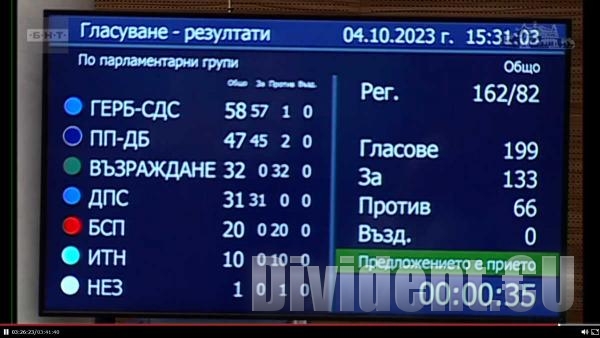 Парламентът прие решението за споразумение с протестиращите миньори и енергетици