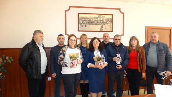 Кметът на Община Нова Загора Галя Захариева посрещна гости по  Андоновден