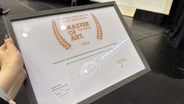 Филм  за нестинарството у нас спечели  престижна награда  на Master of Art Film Festival